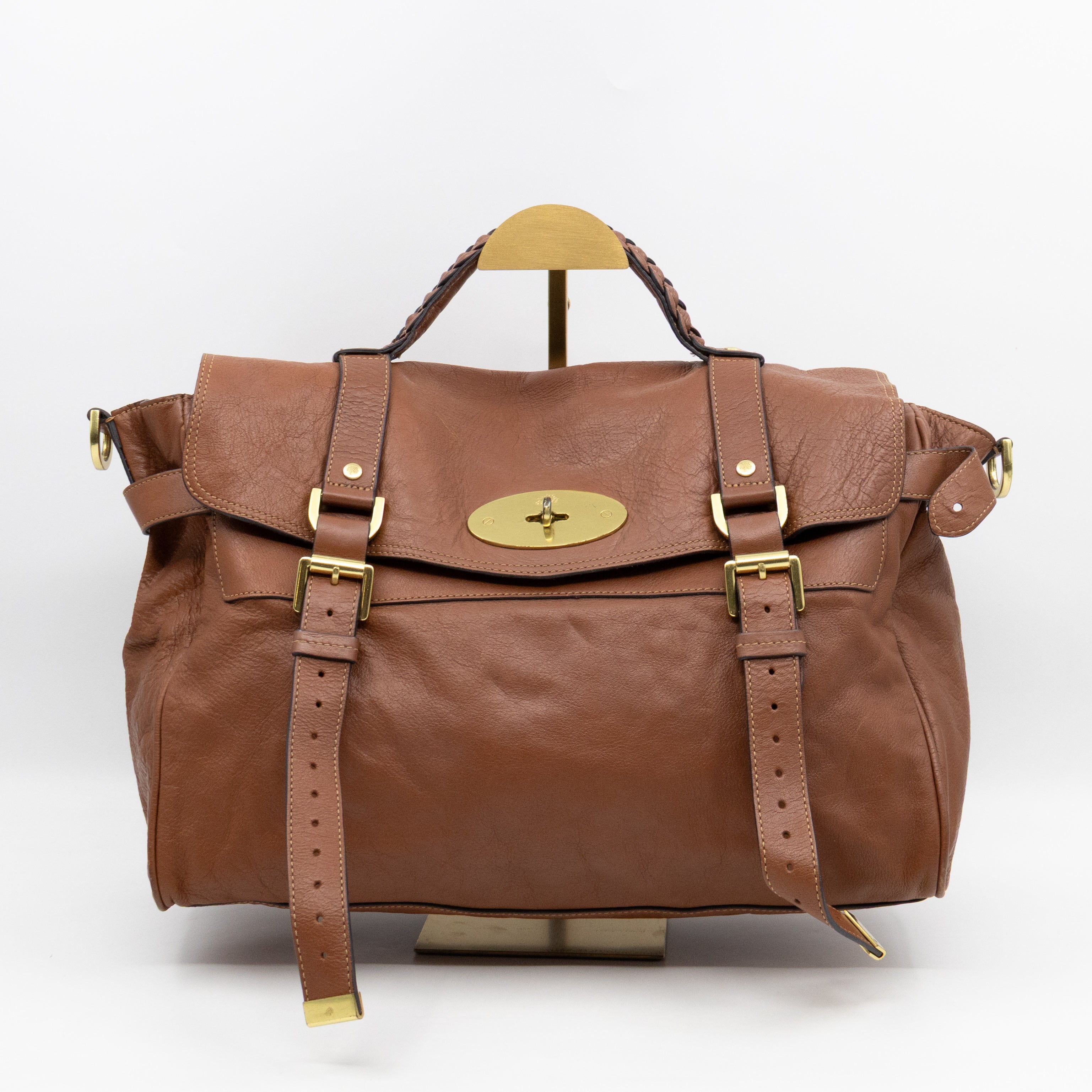 Mulberry Oversized Alexa Brown Leather – Queen Station