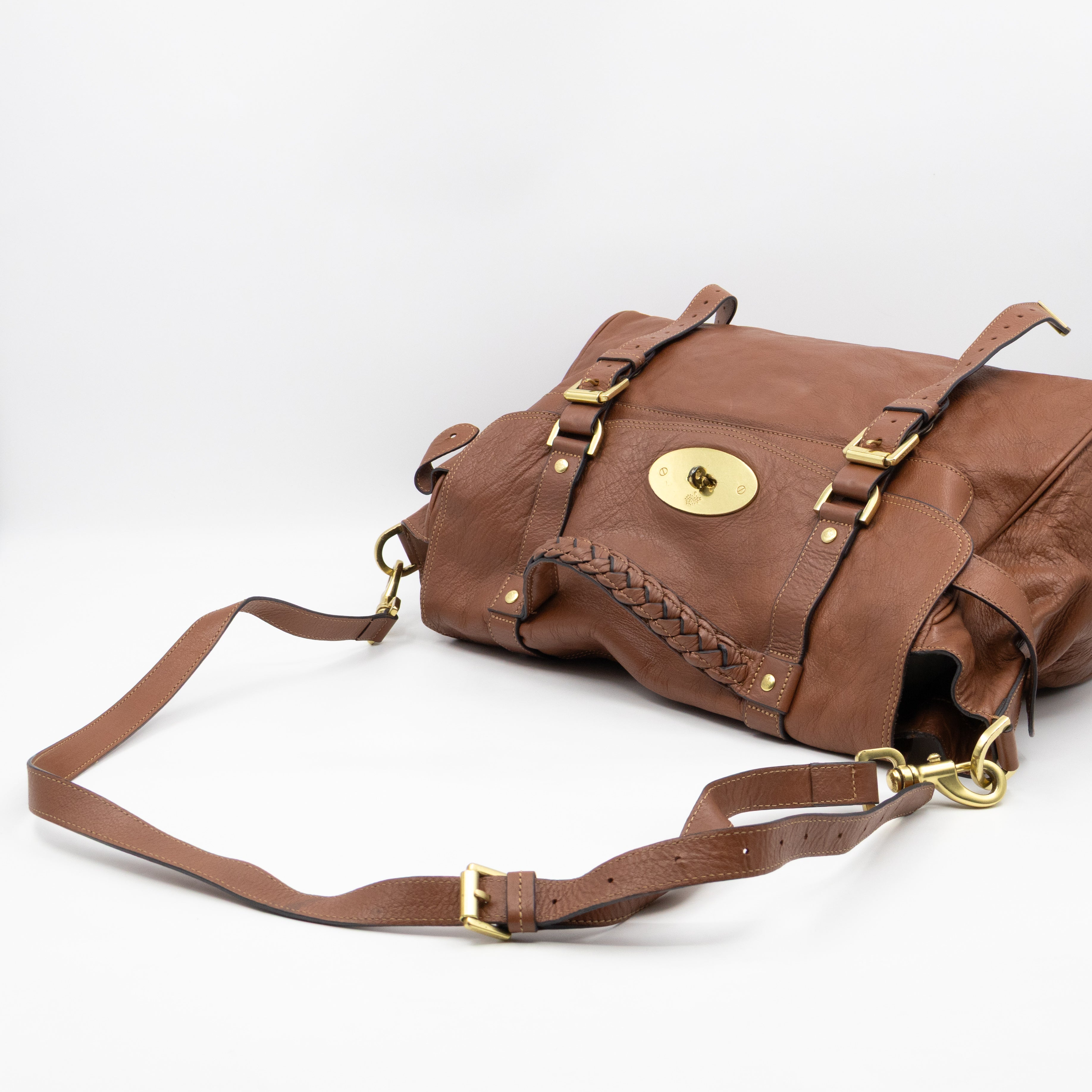 Mulberry Oversized Alexa Brown Leather – Queen Station