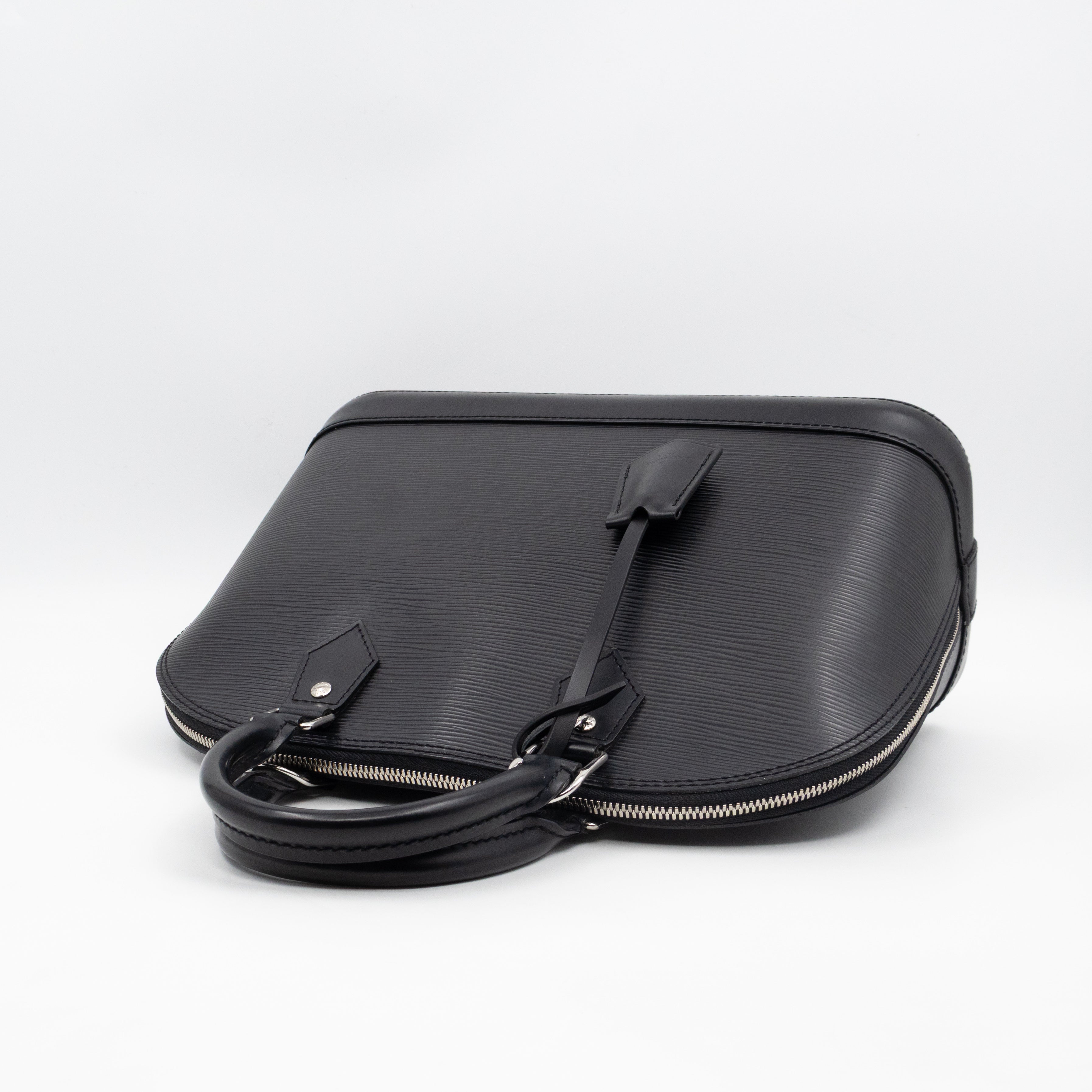 Alma PM Black Epi Leather