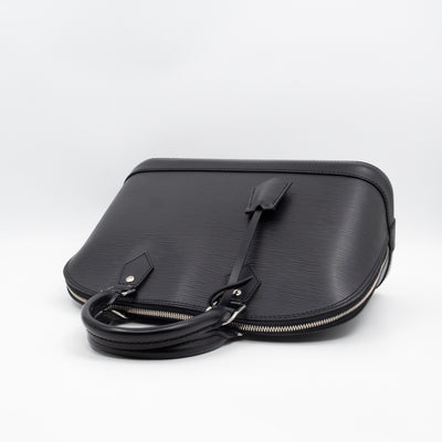 Alma PM Black Epi Leather