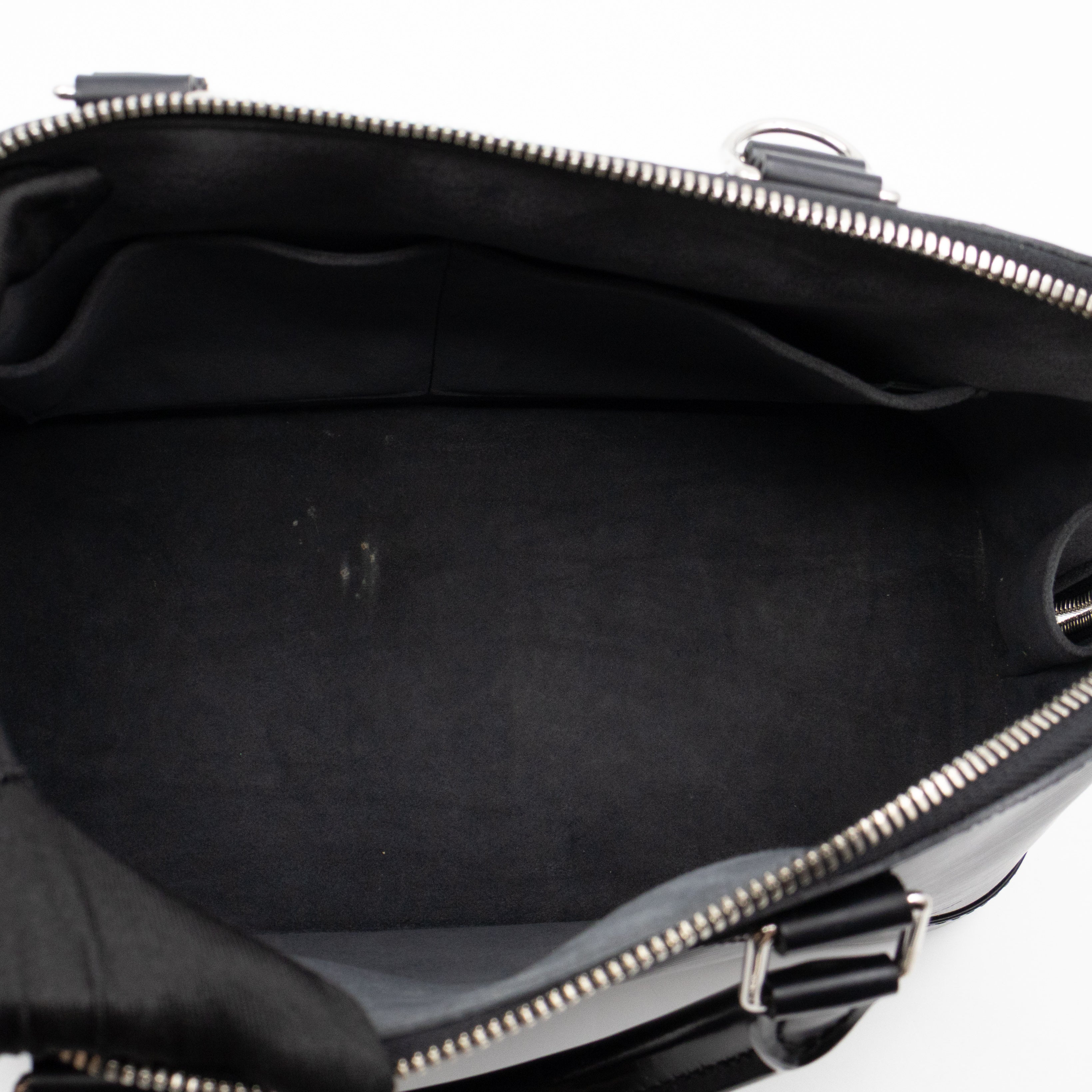 Alma PM Black Epi Leather