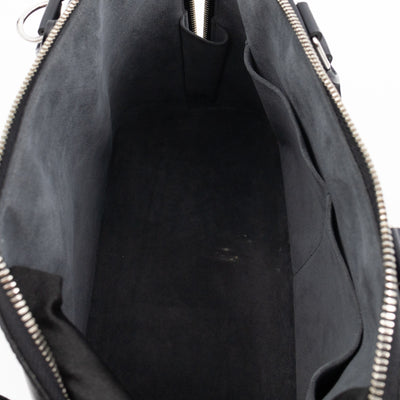 Alma PM Black Epi Leather