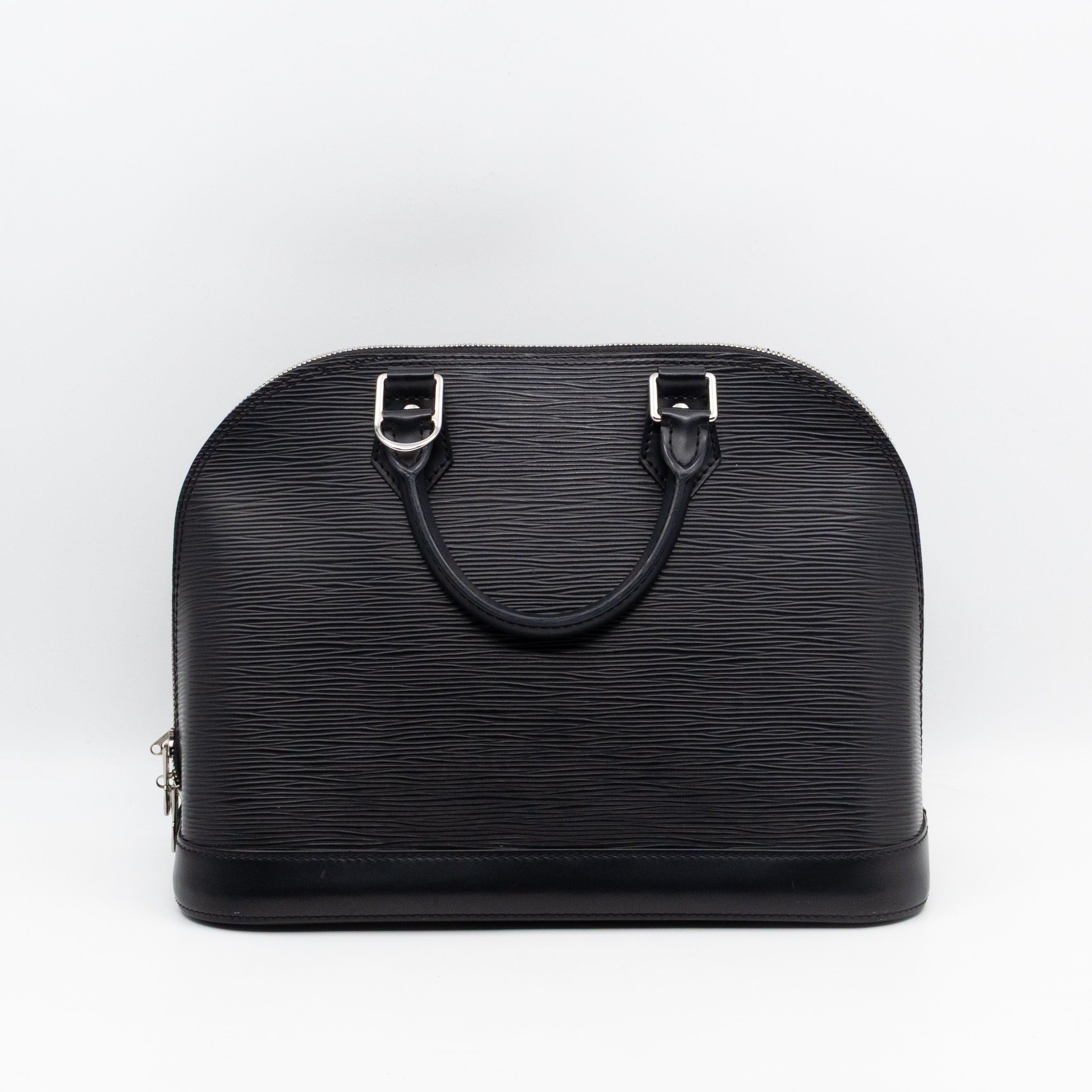 Alma PM Black Epi Leather