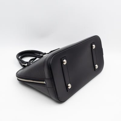 Alma PM Black Epi Leather