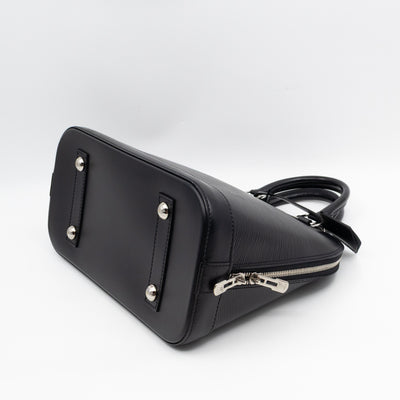 Alma PM Black Epi Leather