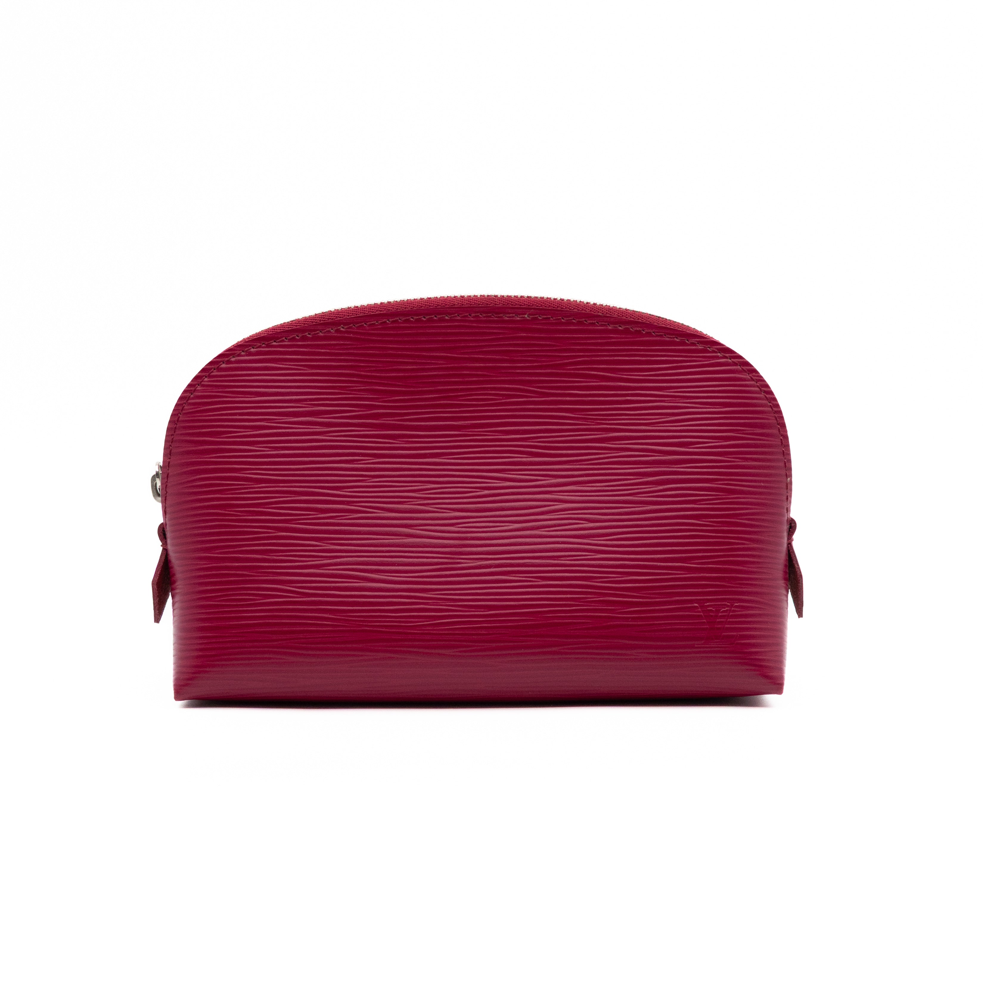 Cosmetic Pouch PM Fuchsia Epi Leather