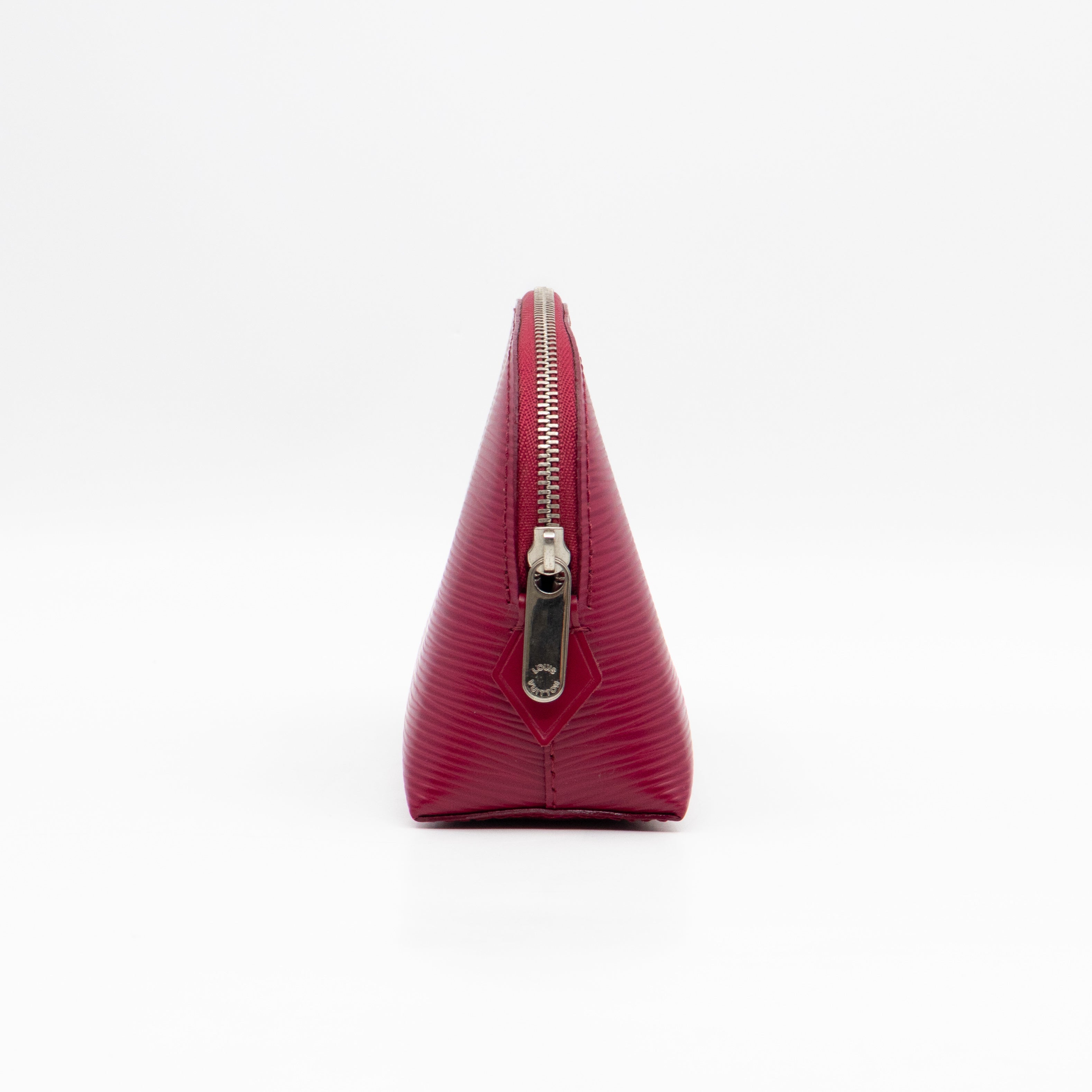 Cosmetic Pouch PM Fuchsia Epi Leather