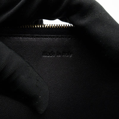 Zip Clutch Pouch Wine Smooth Leather