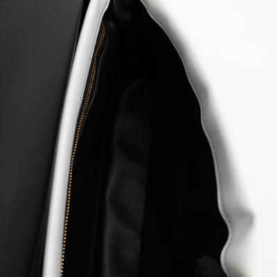 Prisma Padded Shoulder Bag White Leather