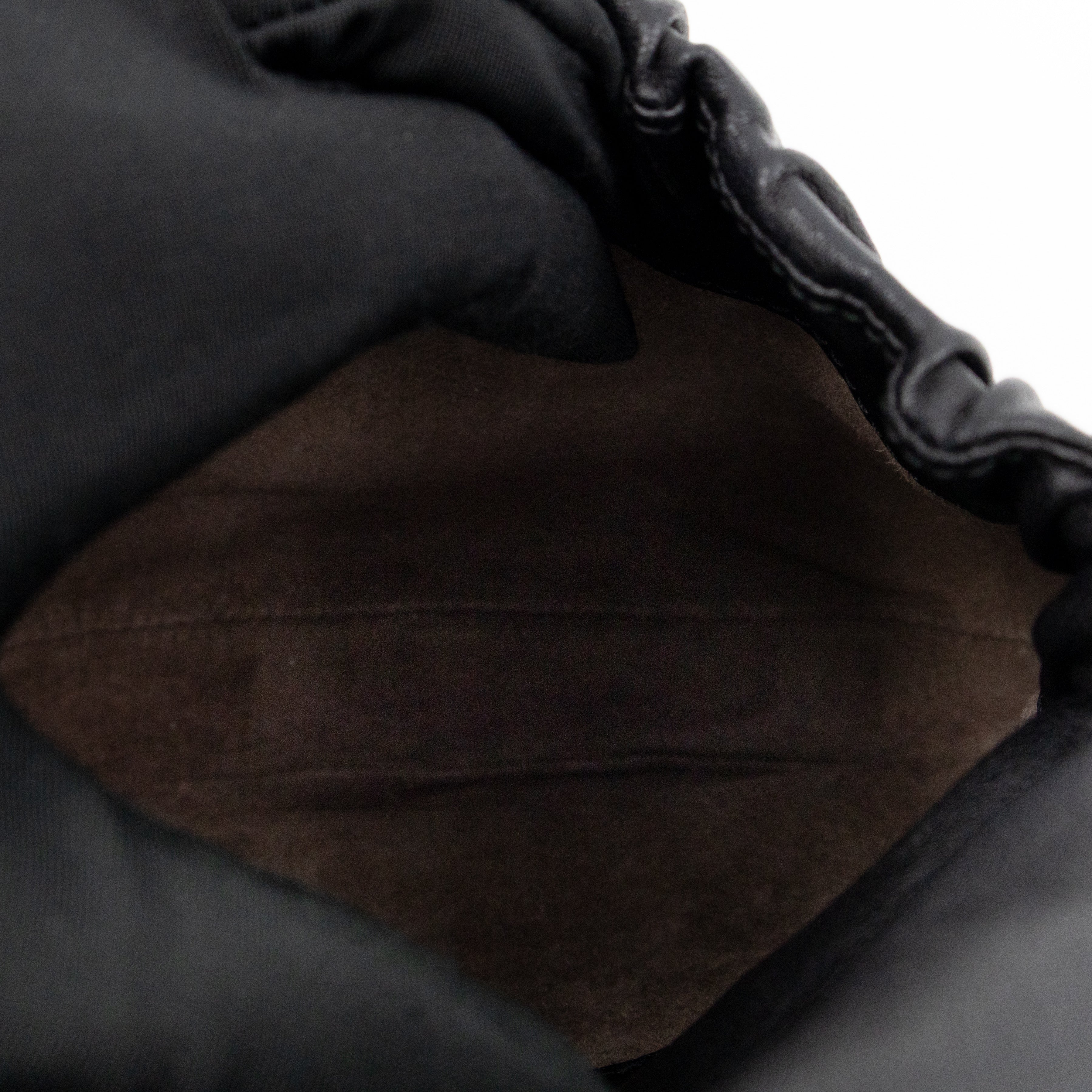 Belt Bag Intrecciato Black Leather