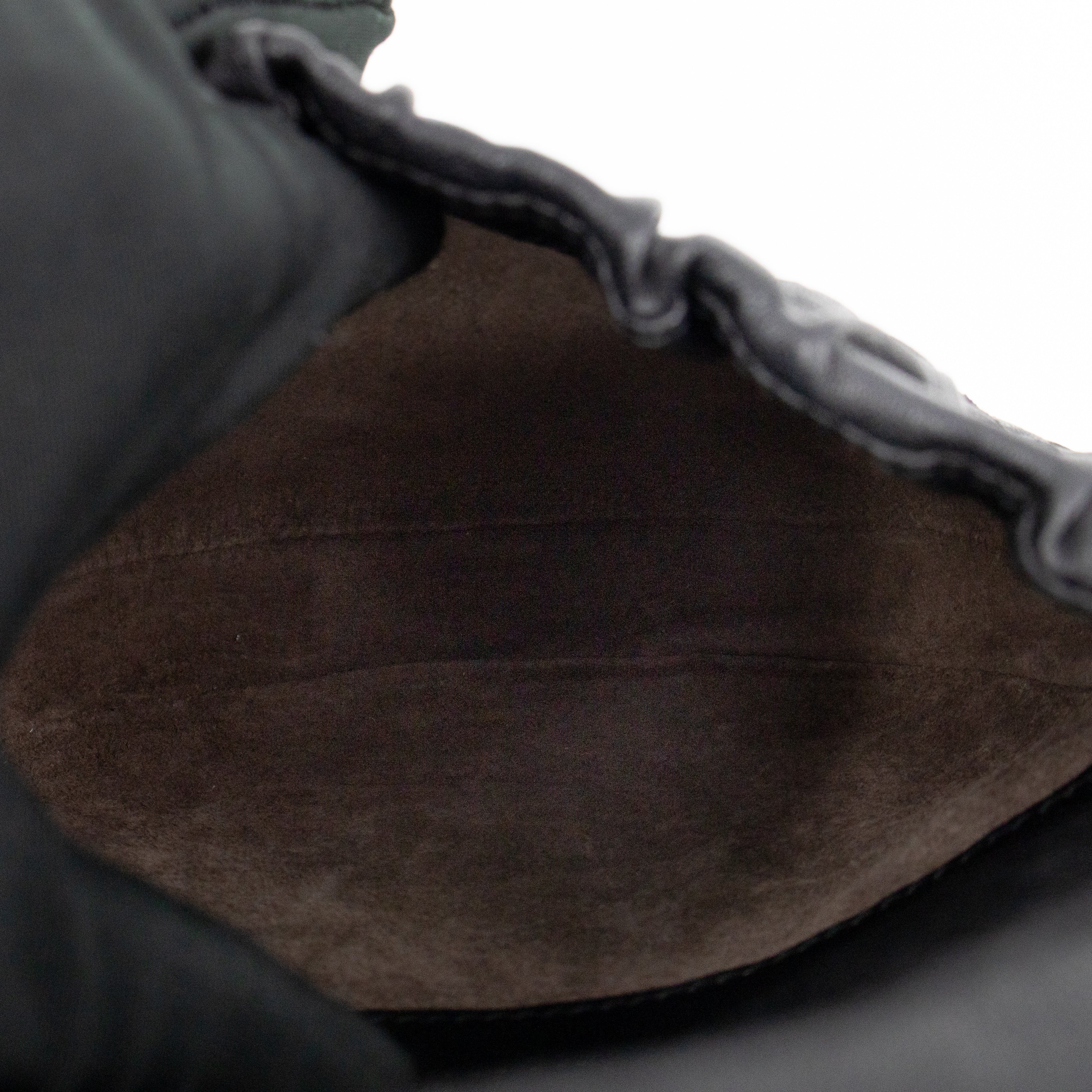 Belt Bag Intrecciato Black Leather