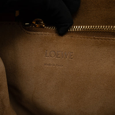 Gate Small Top Handle Tote Red Leather