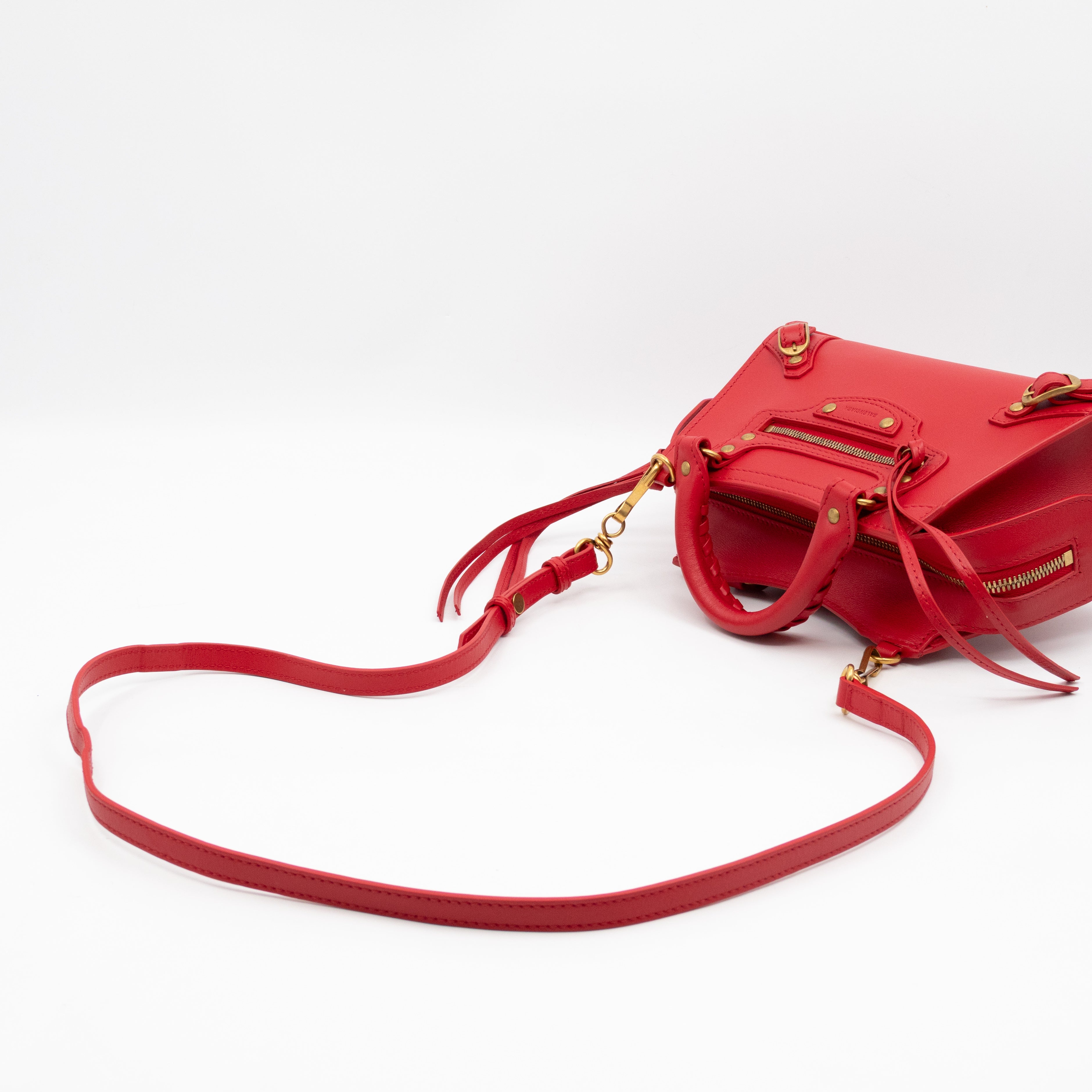 Neo Classic City Mini Red Leather