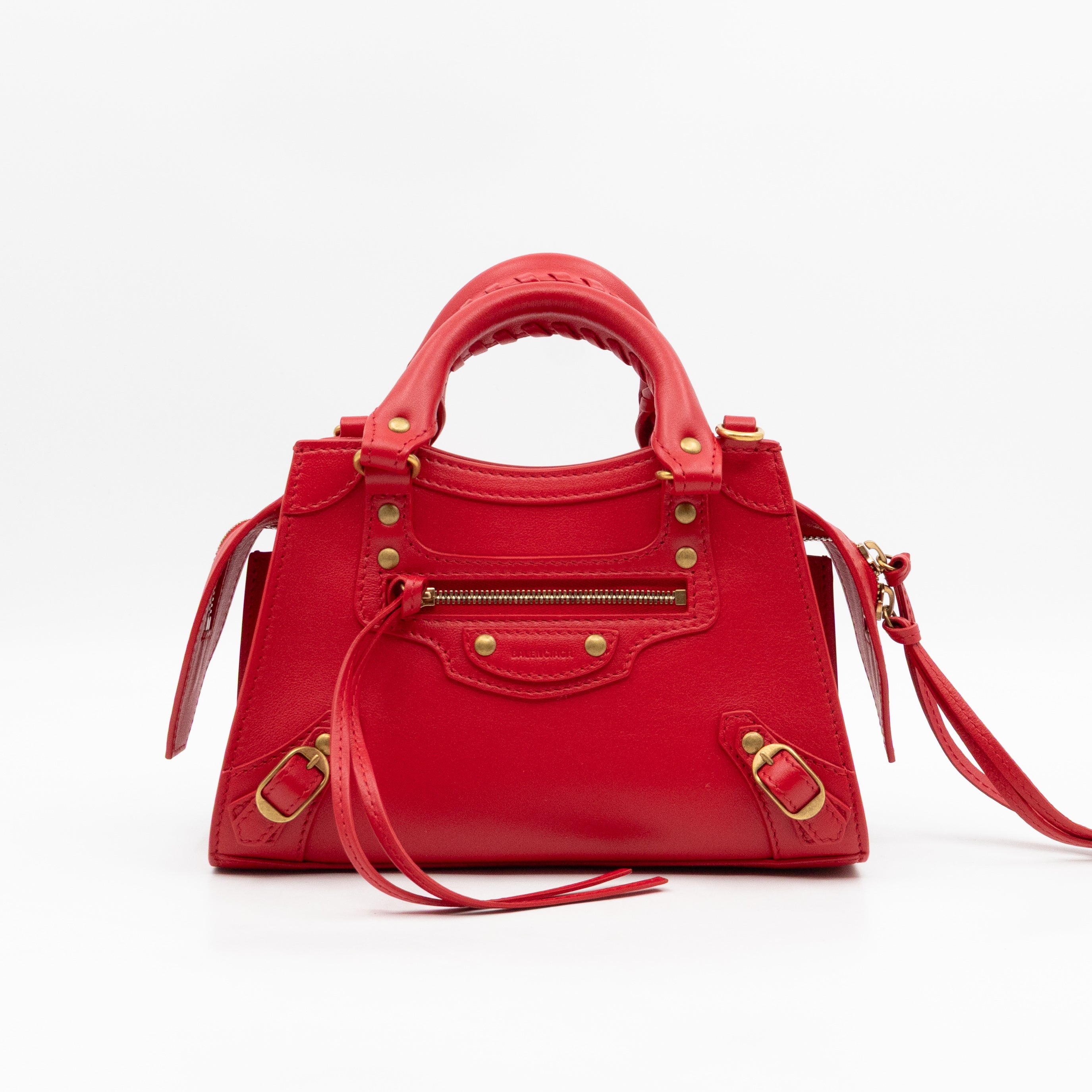 Neo Classic City Mini Red Leather