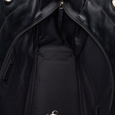 Paris Biarritz Tote Black Canvas