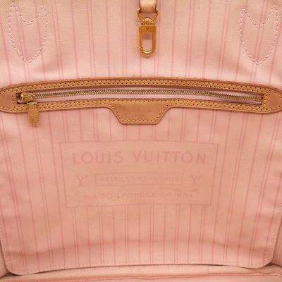 Neverfull MM with Pochette Damier Azur