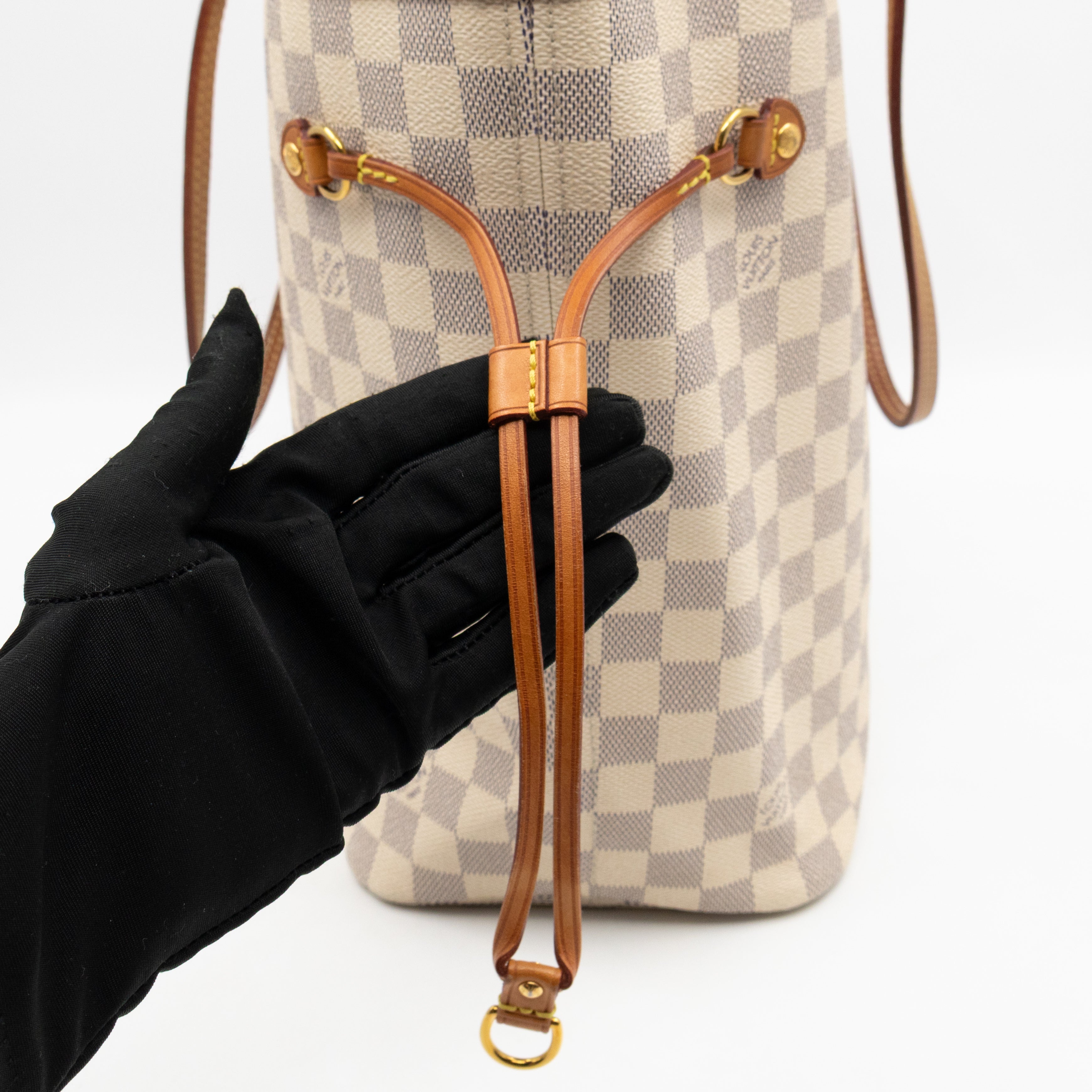 Neverfull MM with Pochette Damier Azur
