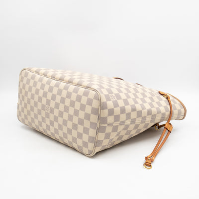 Neverfull MM with Pochette Damier Azur