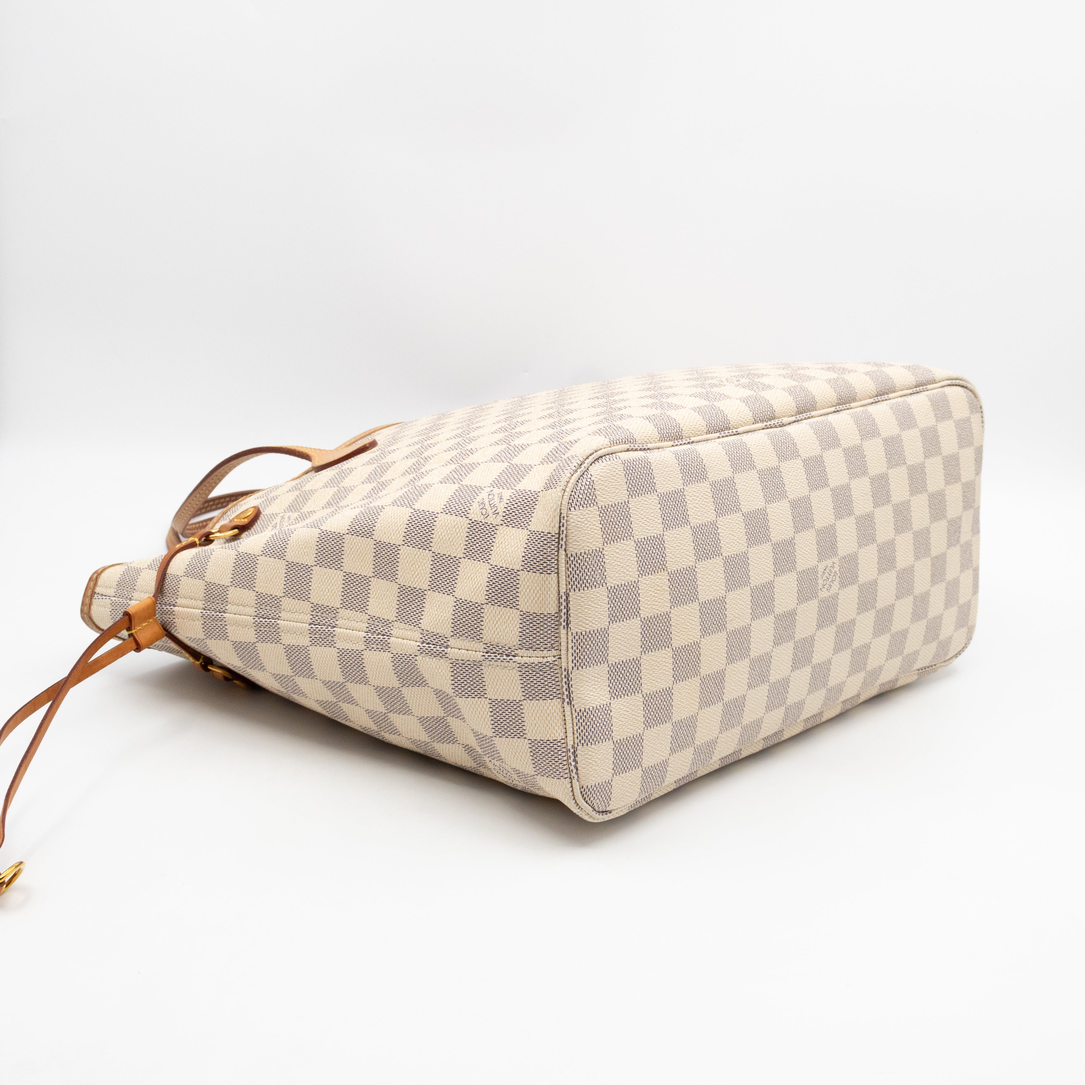 Neverfull MM with Pochette Damier Azur
