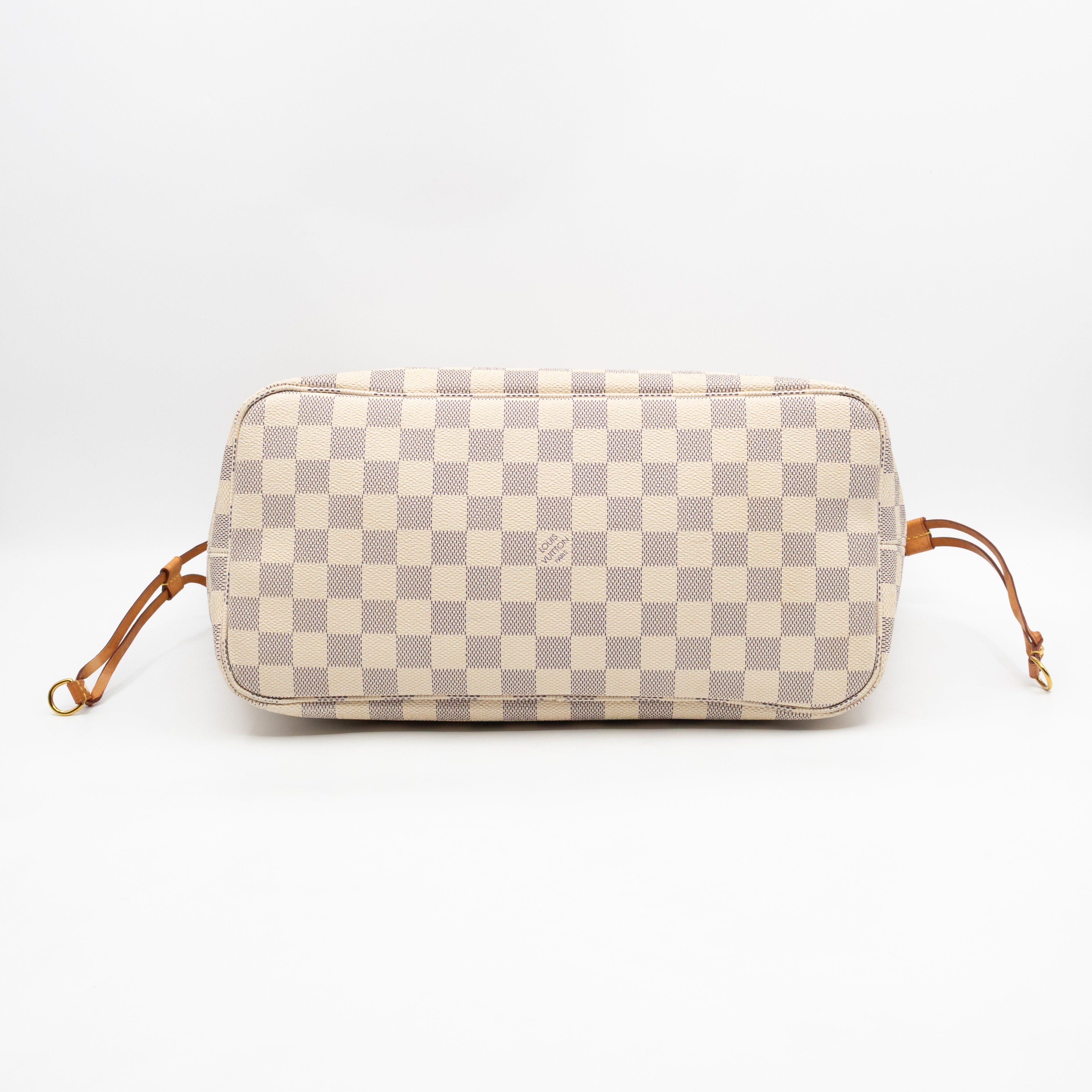 Neverfull MM with Pochette Damier Azur