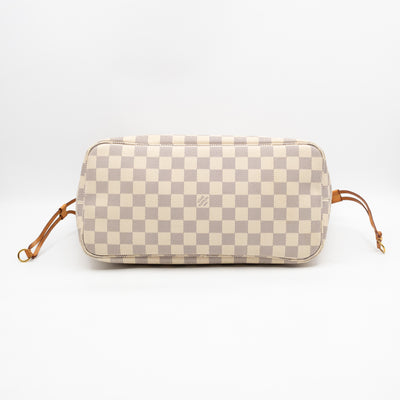 Neverfull MM with Pochette Damier Azur