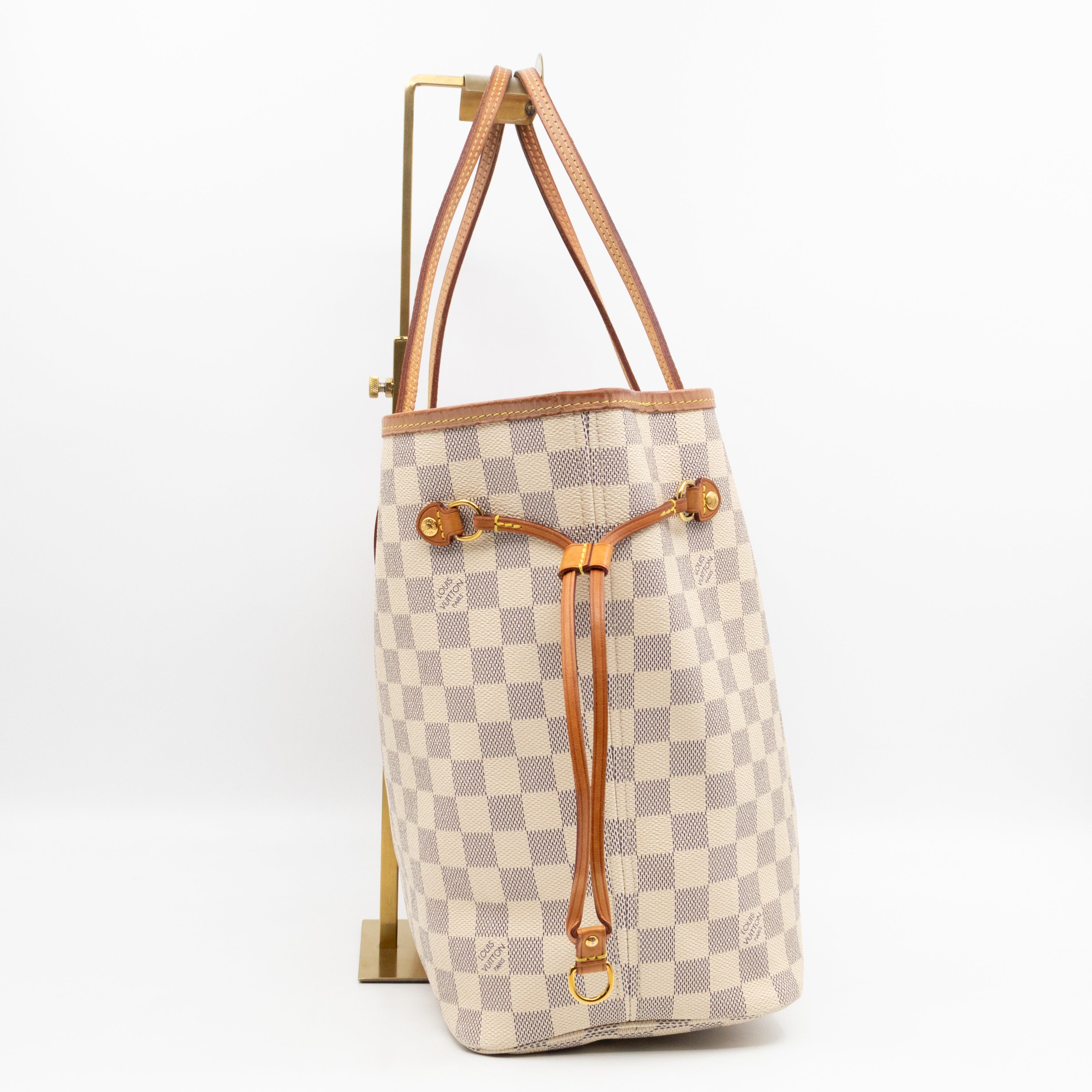 Neverfull MM with Pochette Damier Azur