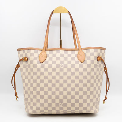 Neverfull MM with Pochette Damier Azur