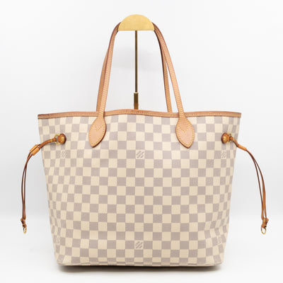 Neverfull MM with Pochette Damier Azur