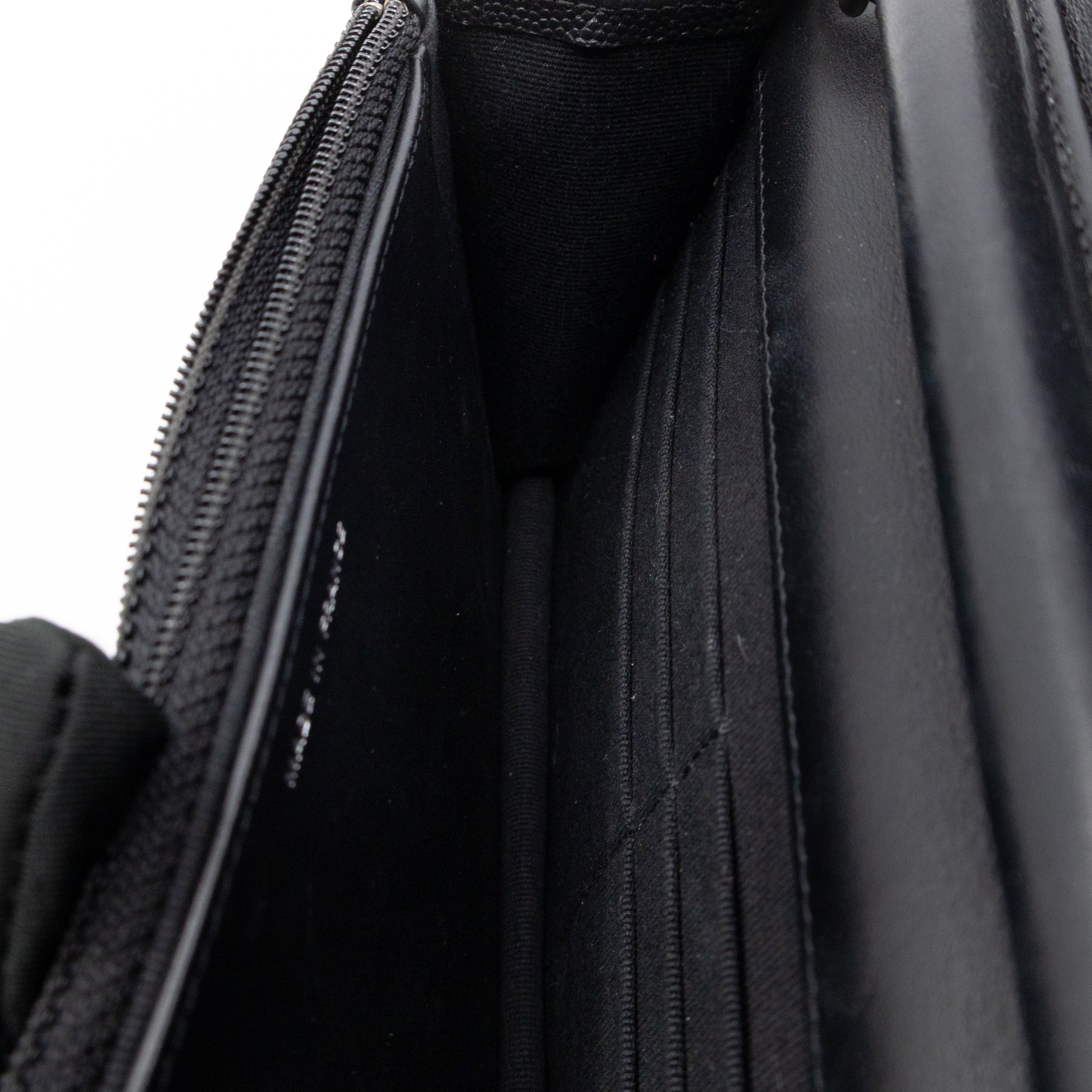 Boy Wallet On Chain Black Caviar Ruthenium