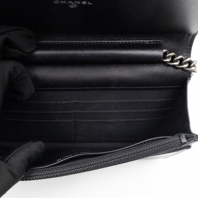 Boy Wallet On Chain Black Caviar Ruthenium