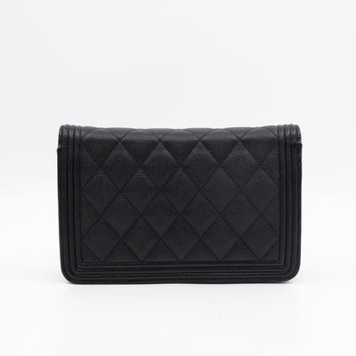 Boy Wallet On Chain Black Caviar Ruthenium