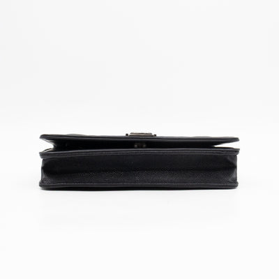 Boy Wallet On Chain Black Caviar Ruthenium
