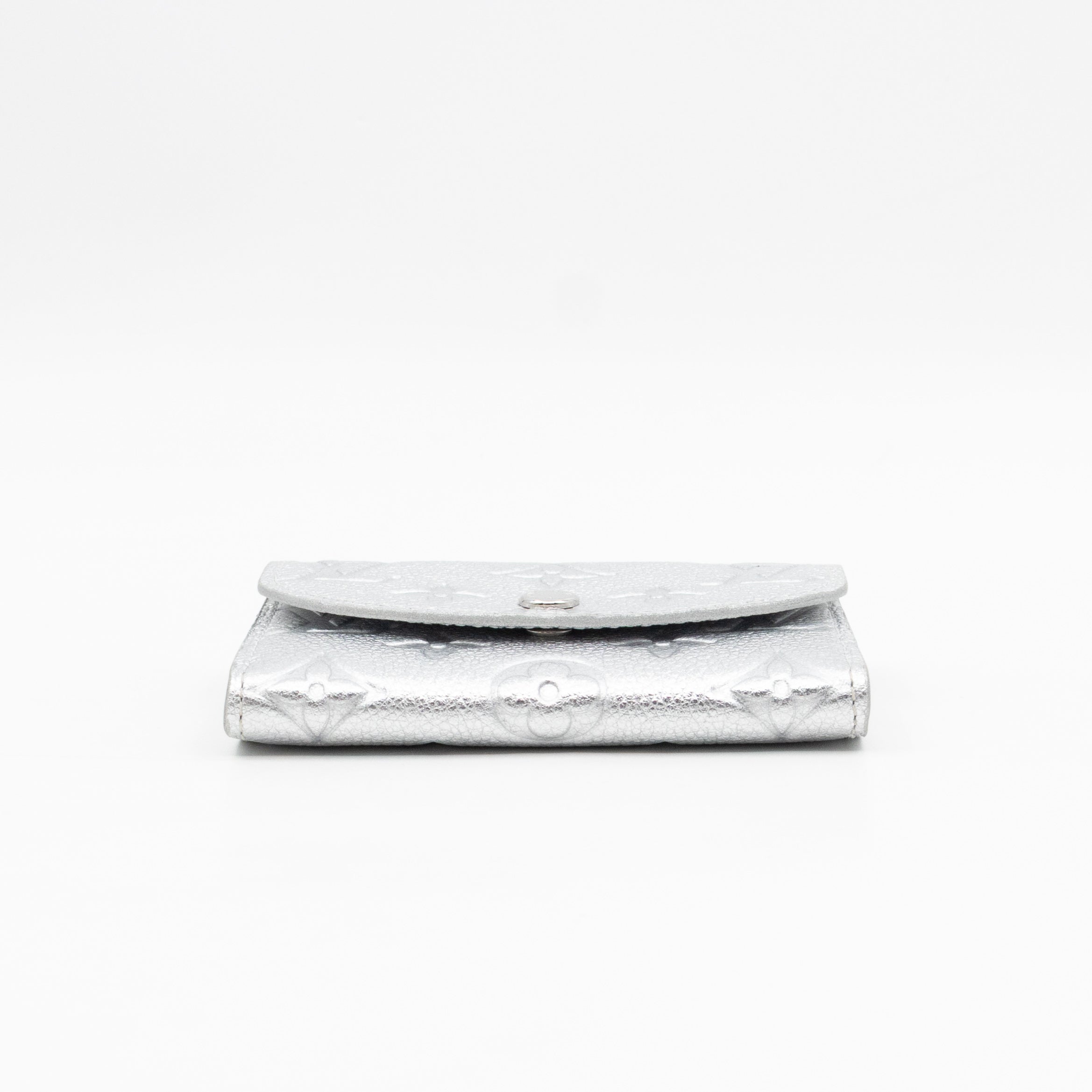 Rosalie Coin Purse Silver Monogram Empreinte