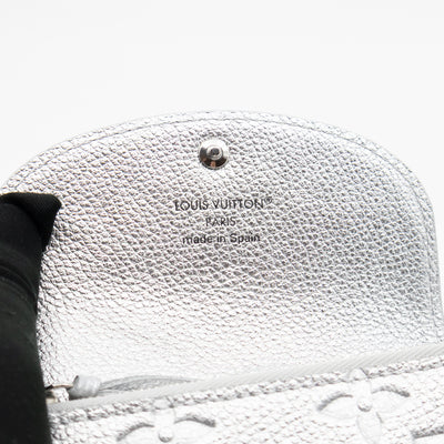 Rosalie Coin Purse Silver Monogram Empreinte