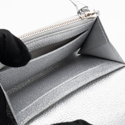 Rosalie Coin Purse Silver Monogram Empreinte