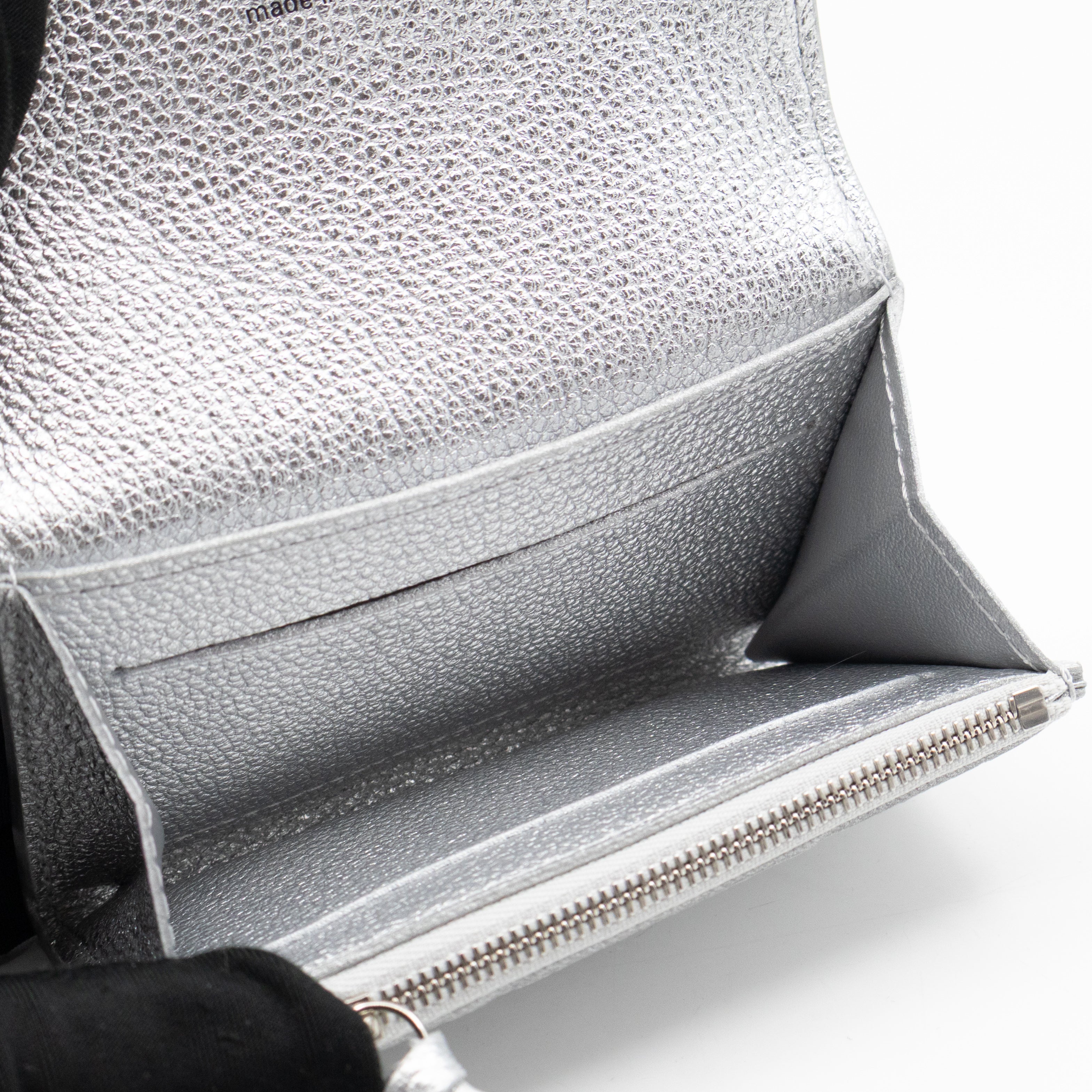 Rosalie Coin Purse Silver Monogram Empreinte