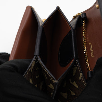 Jessie Wallet With Chain Brown TB Monogram