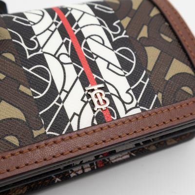 Jessie Wallet With Chain Brown TB Monogram