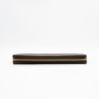 Zippy Wallet Monogram Fuchsia