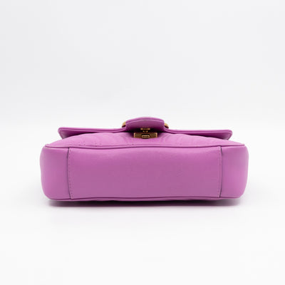 GG Marmont Flap Small Pink Leather