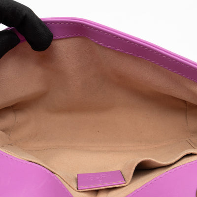 GG Marmont Flap Small Pink Leather