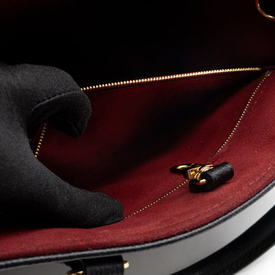 Onthego PM Black & Beige Monogram Empreinte With Bandouliere strap