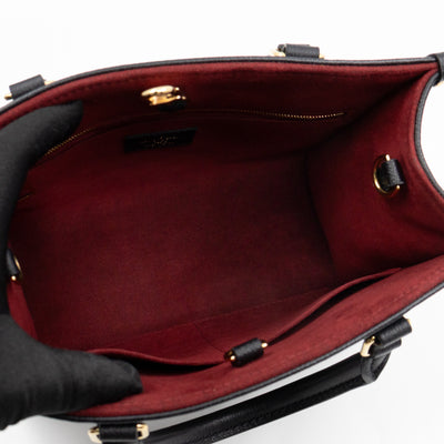 Onthego PM Black & Beige Monogram Empreinte With Bandouliere strap