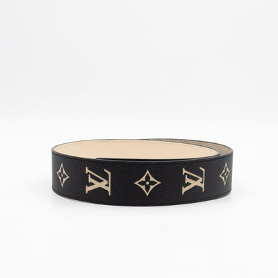 Onthego PM Black & Beige Monogram Empreinte With Bandouliere strap