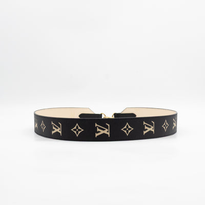 Onthego PM Black & Beige Monogram Empreinte With Bandouliere strap