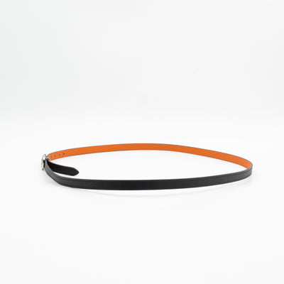Clou De Selle Reversible Belt Black & Orange Leather 95cm