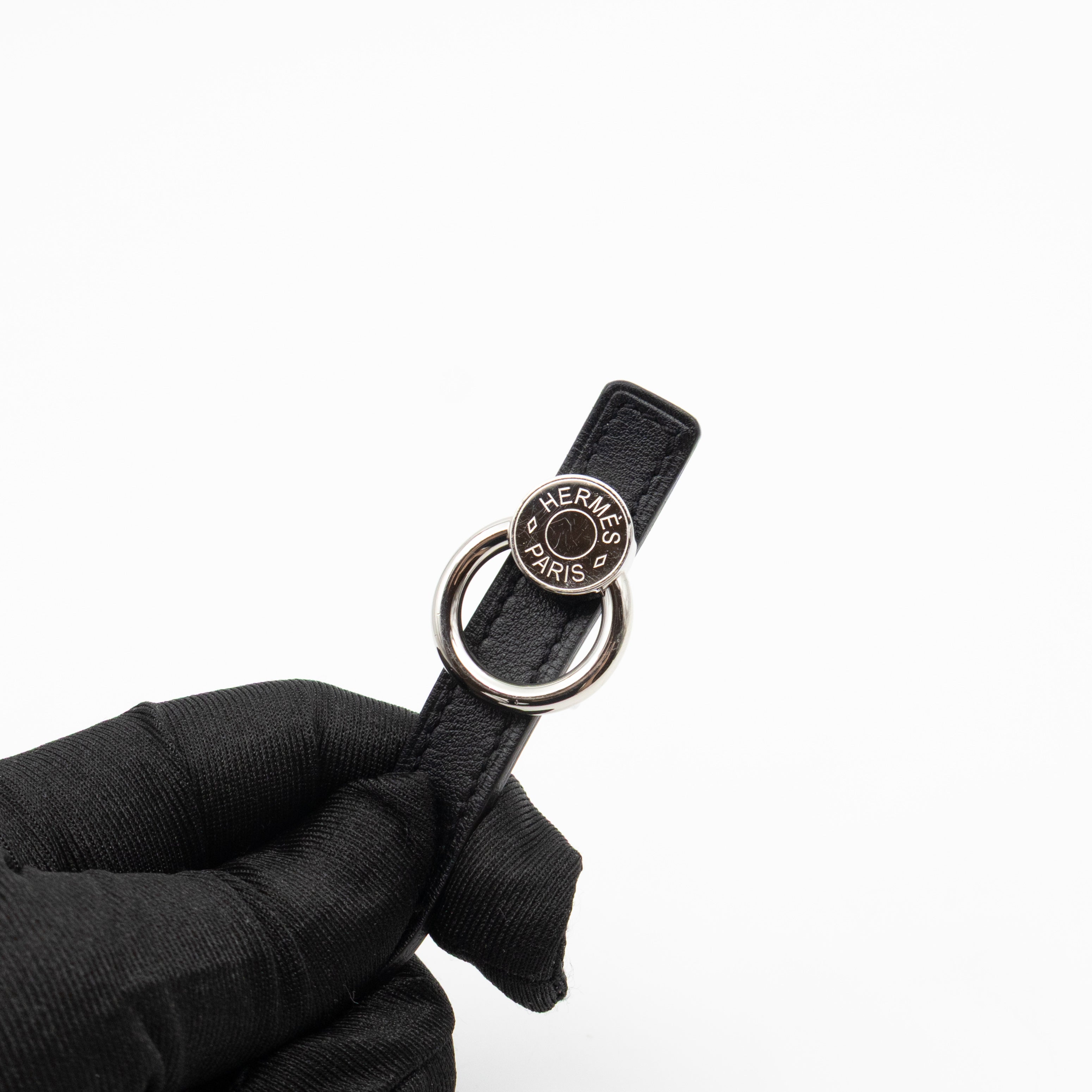 Clou De Selle Reversible Belt Black & Orange Leather 95cm