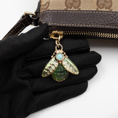 Bumblebee Pouch Brown GG Canvas