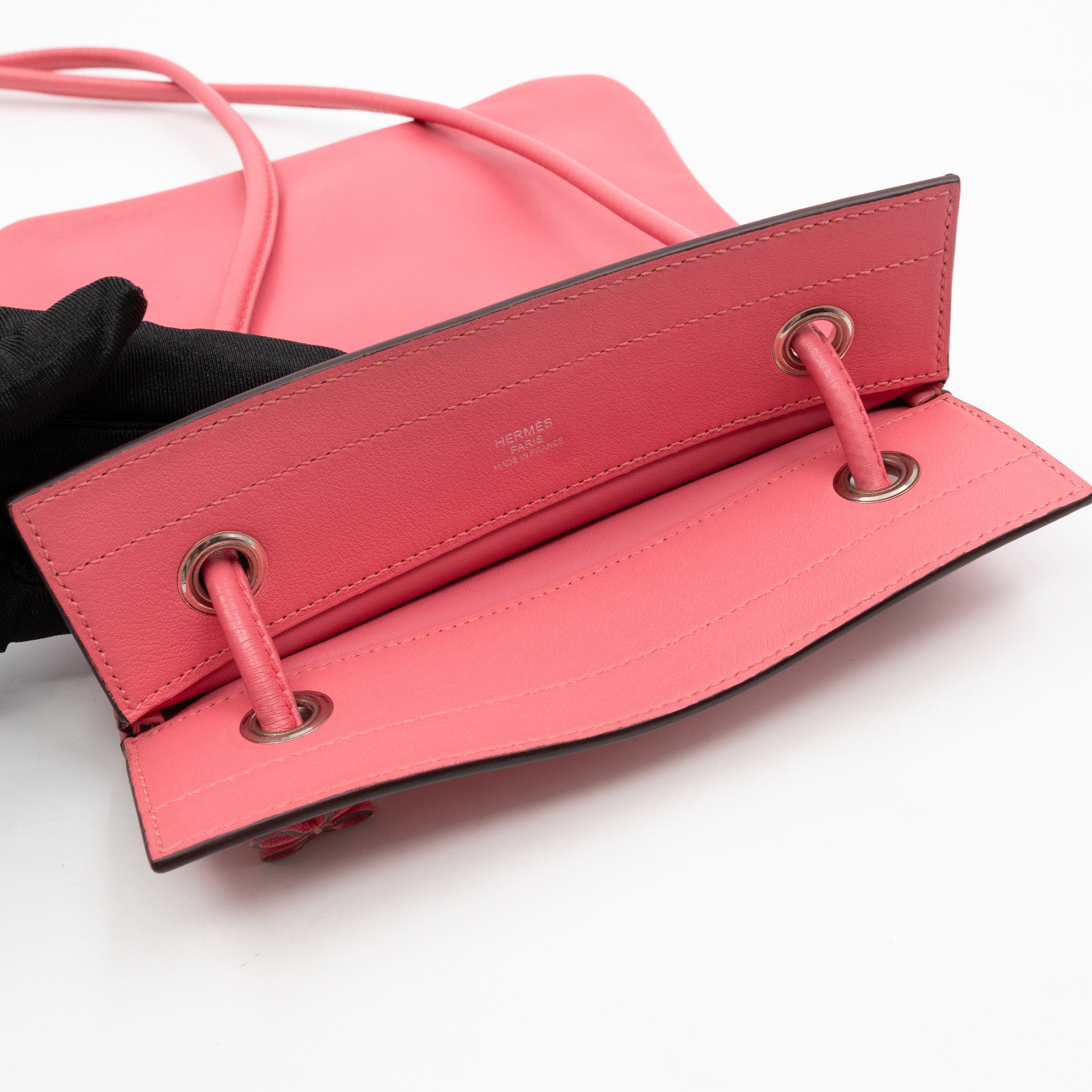 Aline Mini Rose Azalee Swift Leather