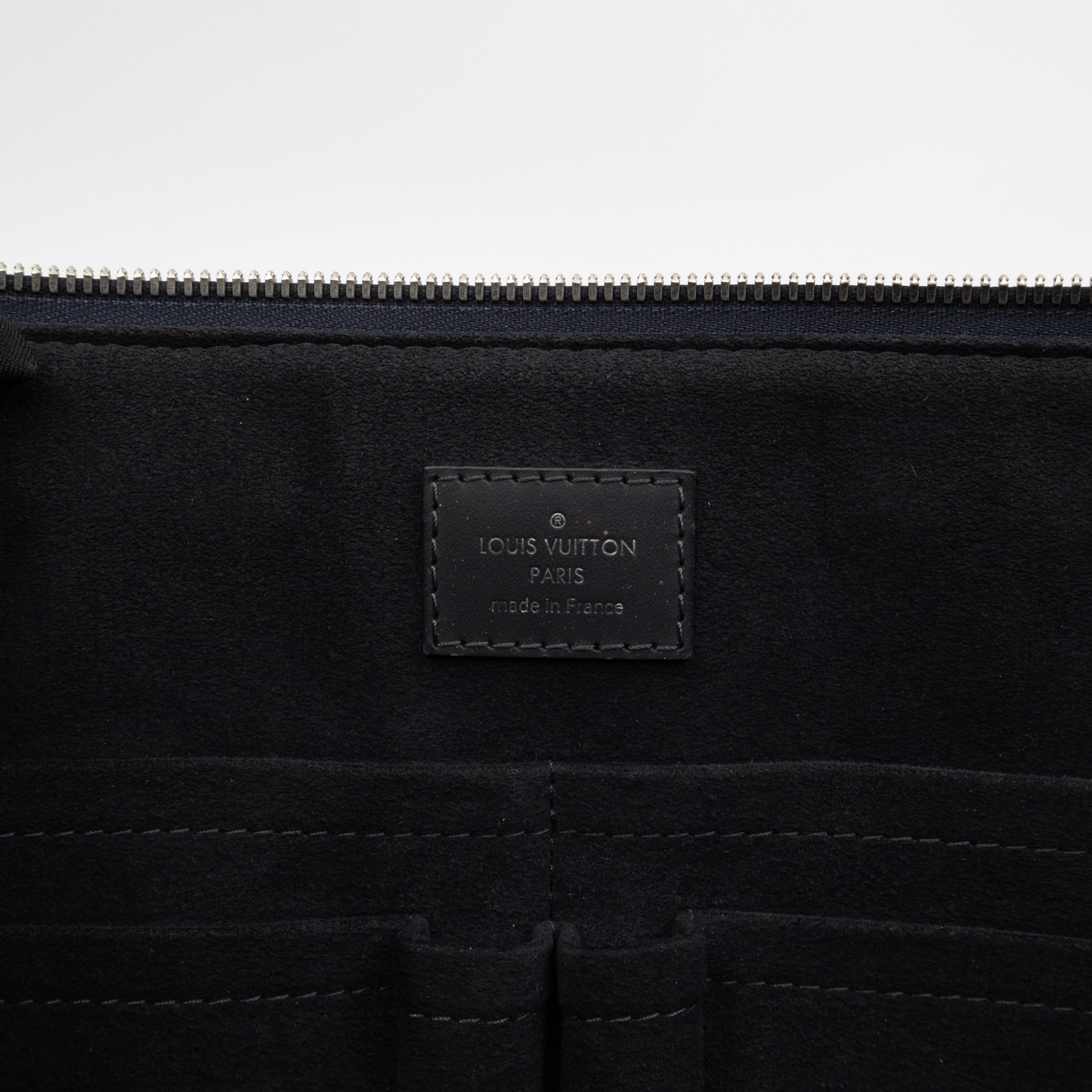 Porte Documents Jour Damier Cobalt